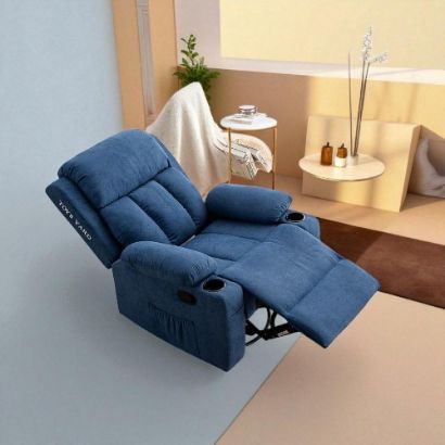 صورة كرسي راحة مخمل ب خاصية المساج